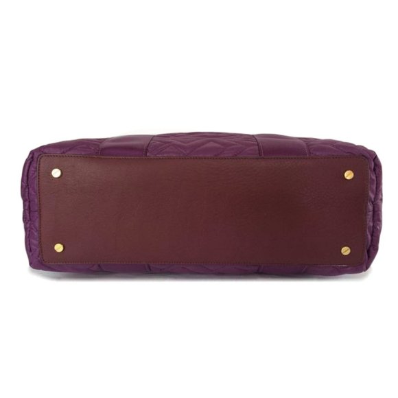 Tory Burch Ski Vintage Jayden Purple Tote